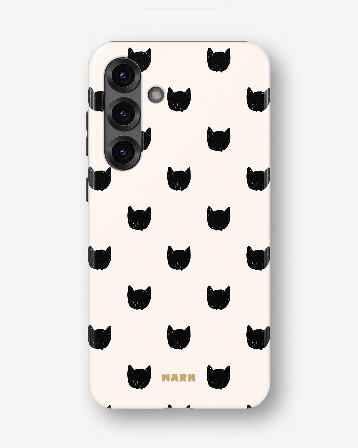 Samsung Galaxy A55 5G Tough Case – Kitty Dots - View 1
