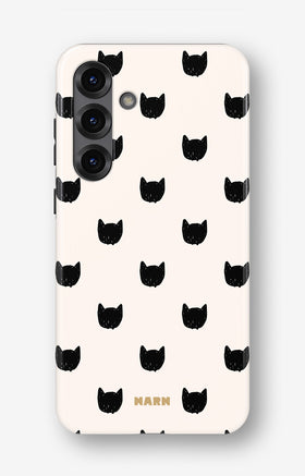 Samsung Galaxy A55 5G Tough Case – Kitty Dots - View 1