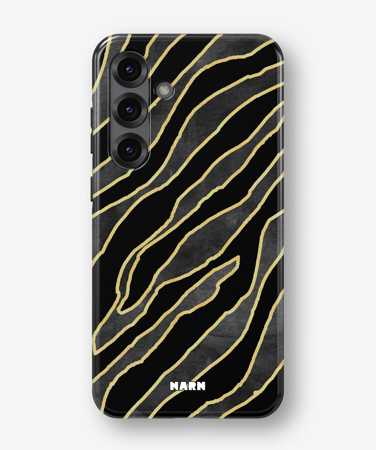 Samsung Galaxy A55 5G Tough Case – Golden Zebra - View 1