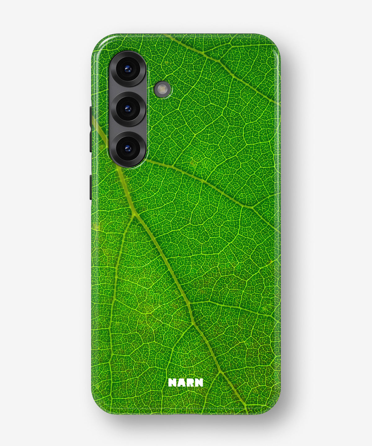 Samsung Galaxy A55 5G Tough Case – Green Leafy - View 1