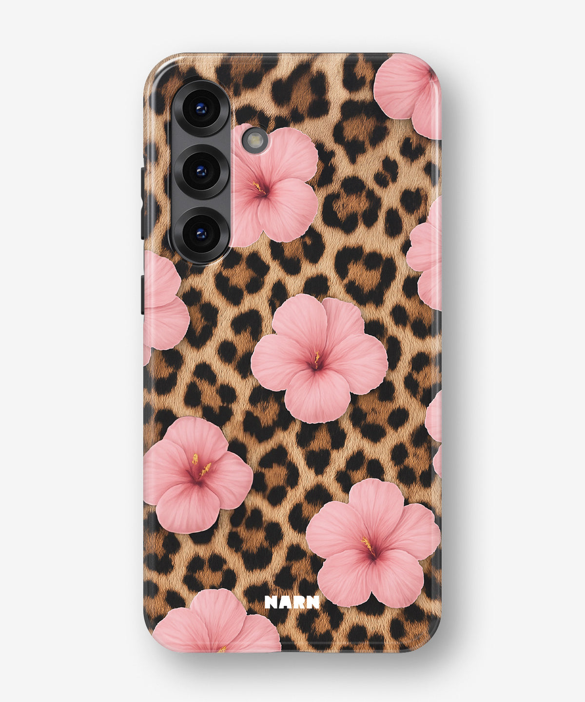 Samsung Galaxy A55 5G Tough Case – Leopard Flower - View 1