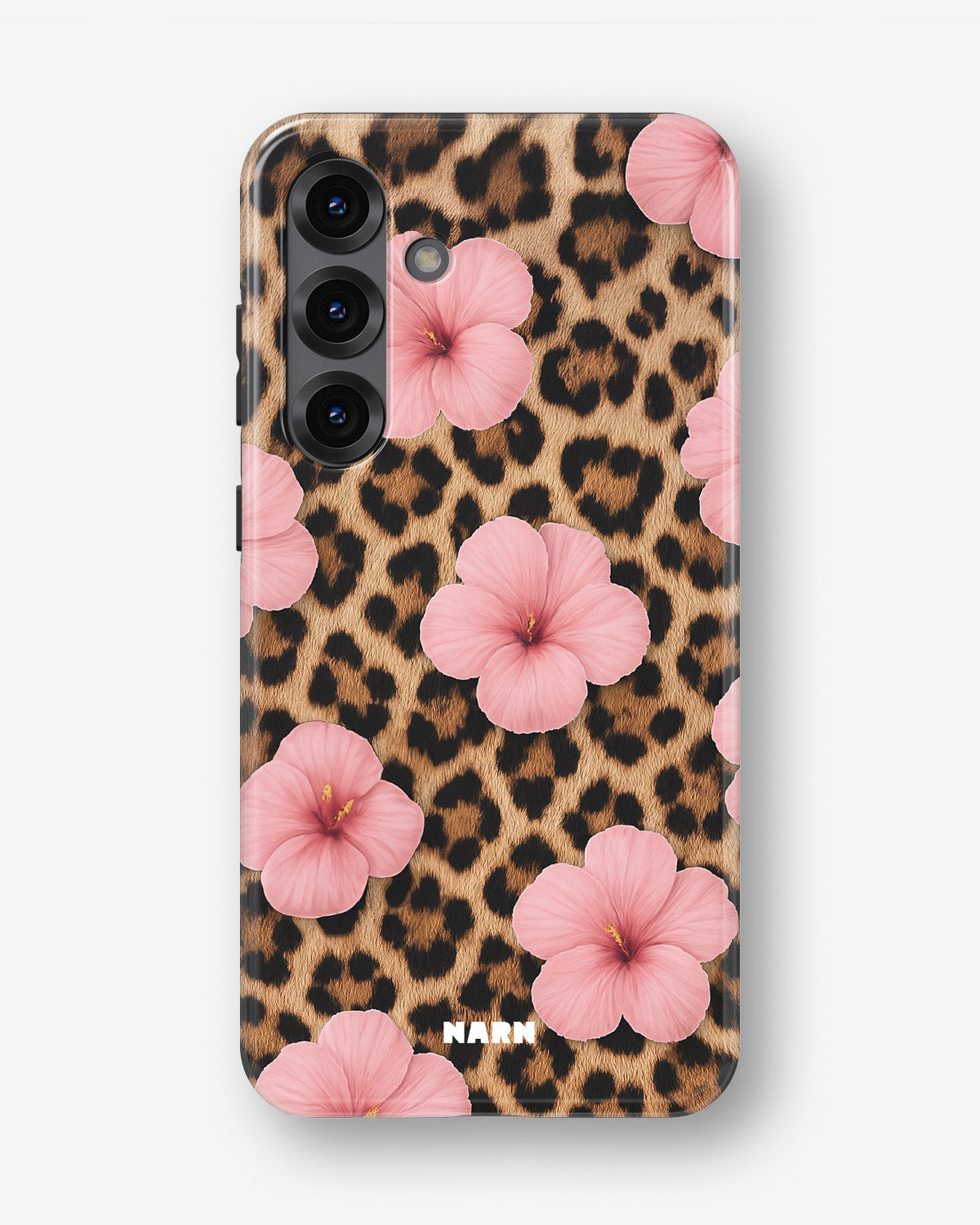 Samsung Galaxy A55 5G Tough Case – Leopard Flower - View 1