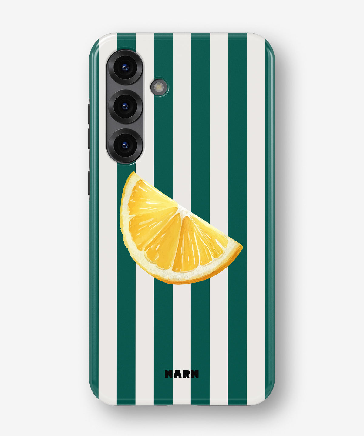Samsung Galaxy A55 5G Tough Case – Lemon Stripes - View 1