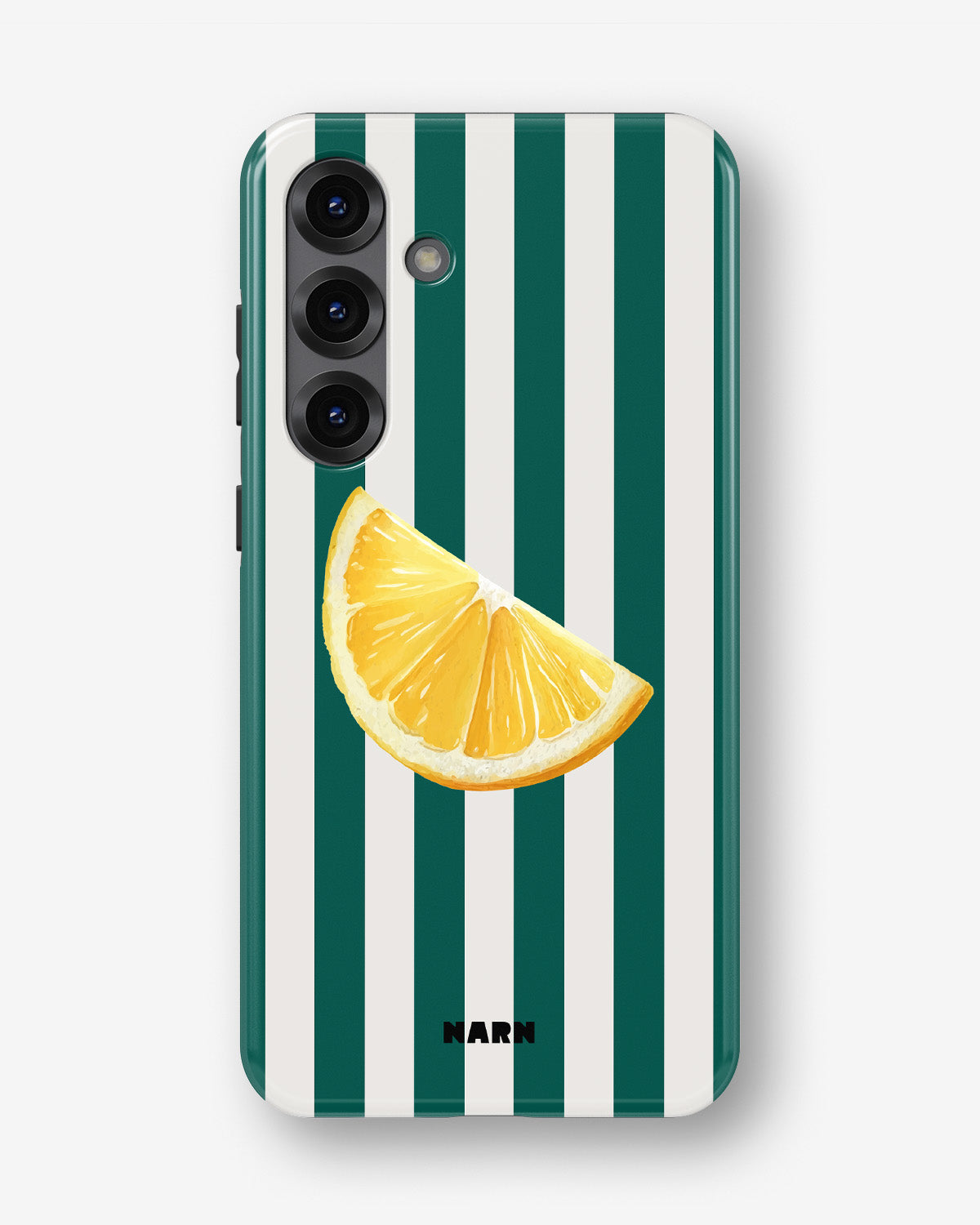 Samsung Galaxy A55 5G Tough Case – Lemon Stripes - View 1