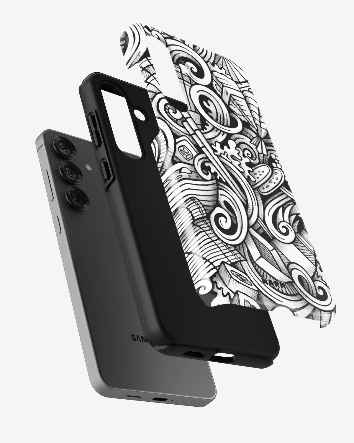 Samsung Galaxy A55 5G Tough Case – Japanese Pattern - View 2