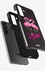 Samsung Galaxy A55 5G Tough Case – Beach Flamingo - View 2