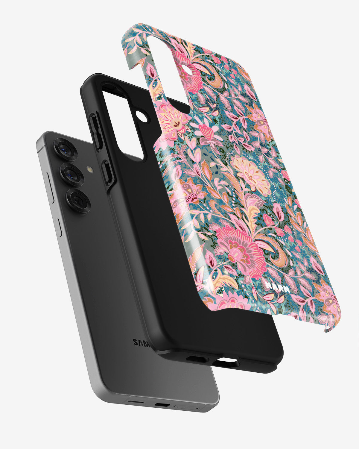 Samsung Galaxy A55 5G Tough Case – Fantasy Flowers - View 2