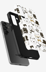 Samsung Galaxy A55 5G Tough Case – Cartoon Cats - View 2