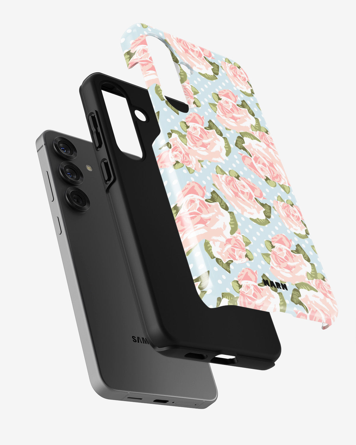 Samsung Galaxy A55 5G Tough Case – Rose Garden - View 2