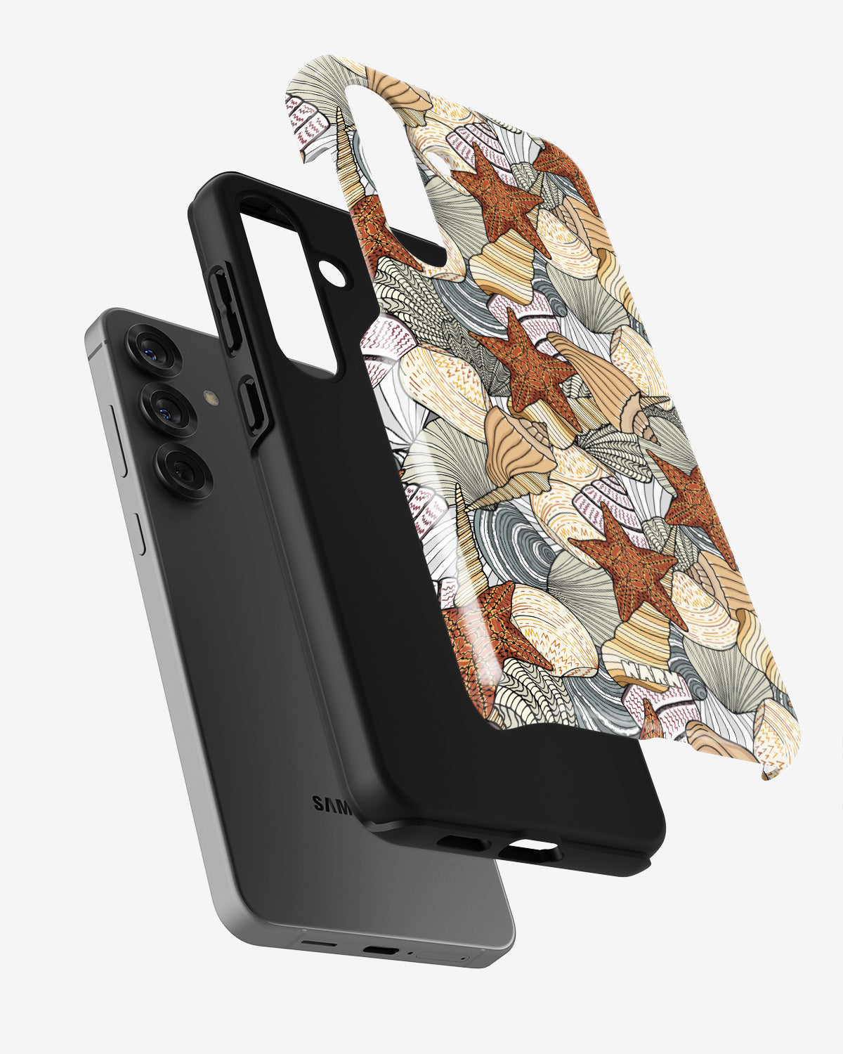 Samsung Galaxy A55 5G Tough Case – Sea Shells - View 2