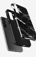 Samsung Galaxy A55 5G Tough Case – Black Marble - View 2