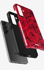 Samsung Galaxy A55 5G Tough Case – Red Roses - View 2