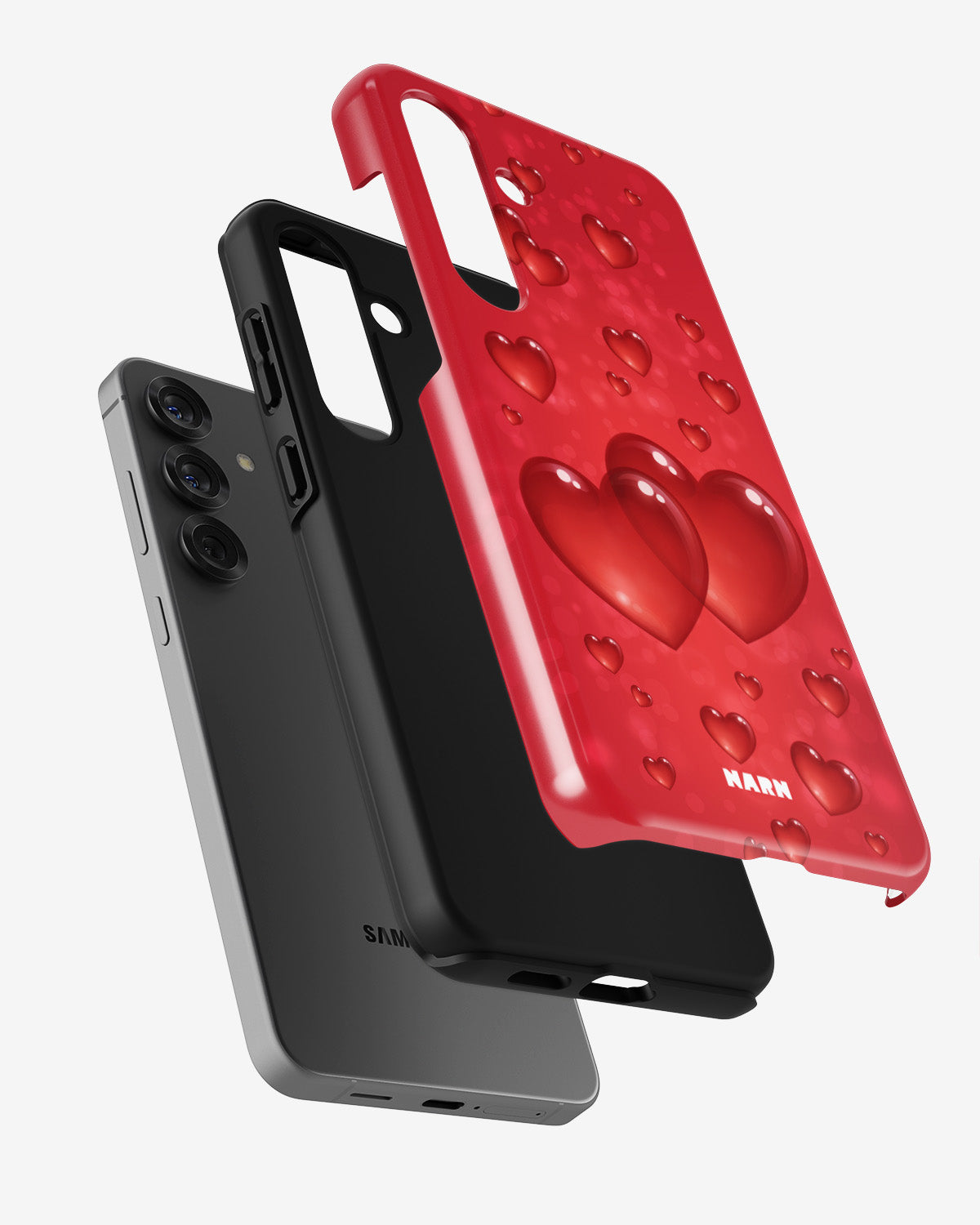 Samsung Galaxy A55 5G Tough Case – Red Romance - View 2
