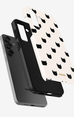 Samsung Galaxy A55 5G Tough Case – Kitty Dots - View 2
