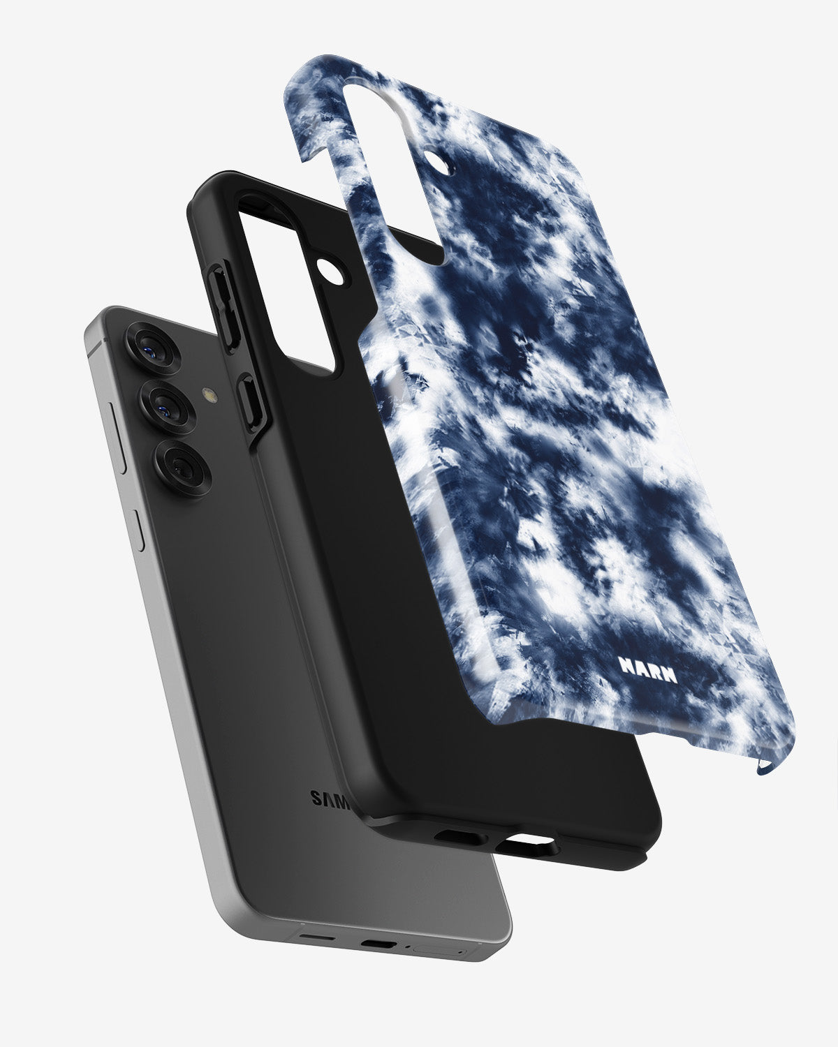 Samsung Galaxy A55 5G Tough Case – Tie Dye Blue - View 2