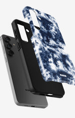 Samsung Galaxy A55 5G Tough Case – Tie Dye Blue - View 2
