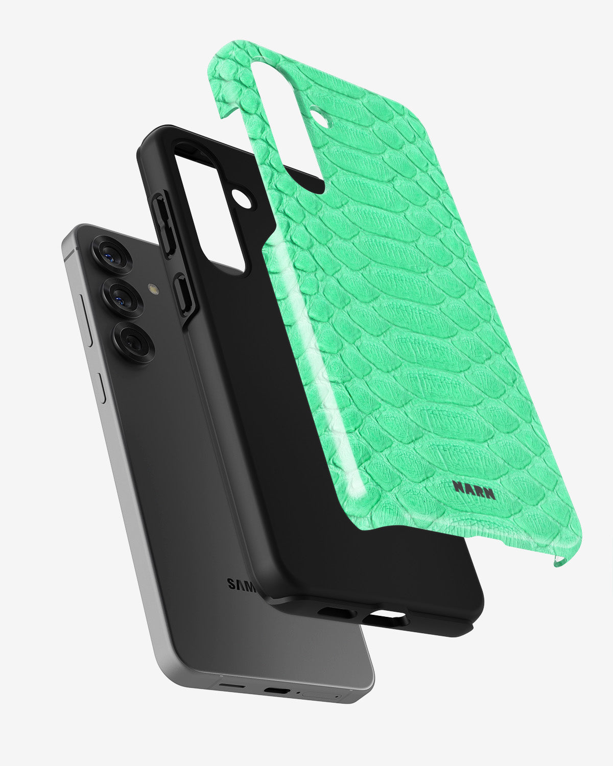 Samsung Galaxy A55 5G Tough Case – Turquoise Snake - View 2