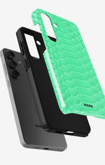 Samsung Galaxy A55 5G Tough Case – Turquoise Snake - View 2