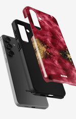 Samsung Galaxy A55 5G Tough Case – Burgendy Shimmer - View 2
