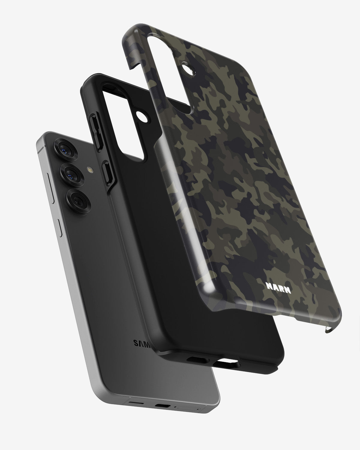 Samsung Galaxy A55 5G Tough Case – Jungle Green Camo - View 2