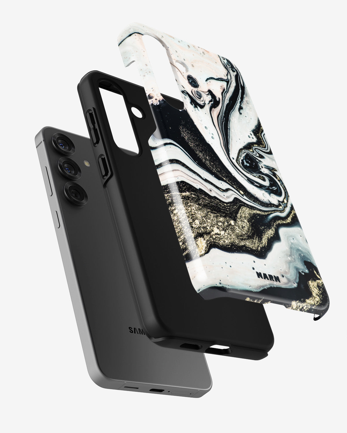 Samsung Galaxy A55 5G Tough Case – Golden Swirl - View 2