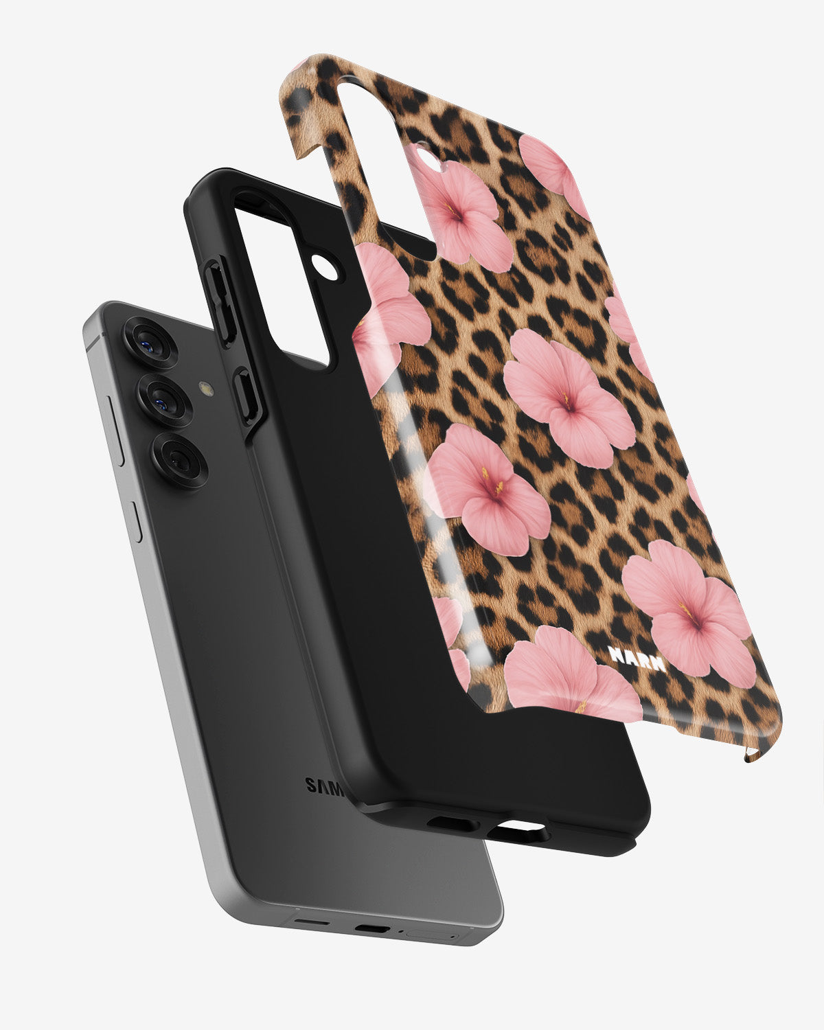 Samsung Galaxy A55 5G Tough Case – Leopard Flower - View 2