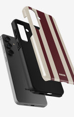 Samsung Galaxy A55 5G Tough Case – Bordeaux Stripe - View 2