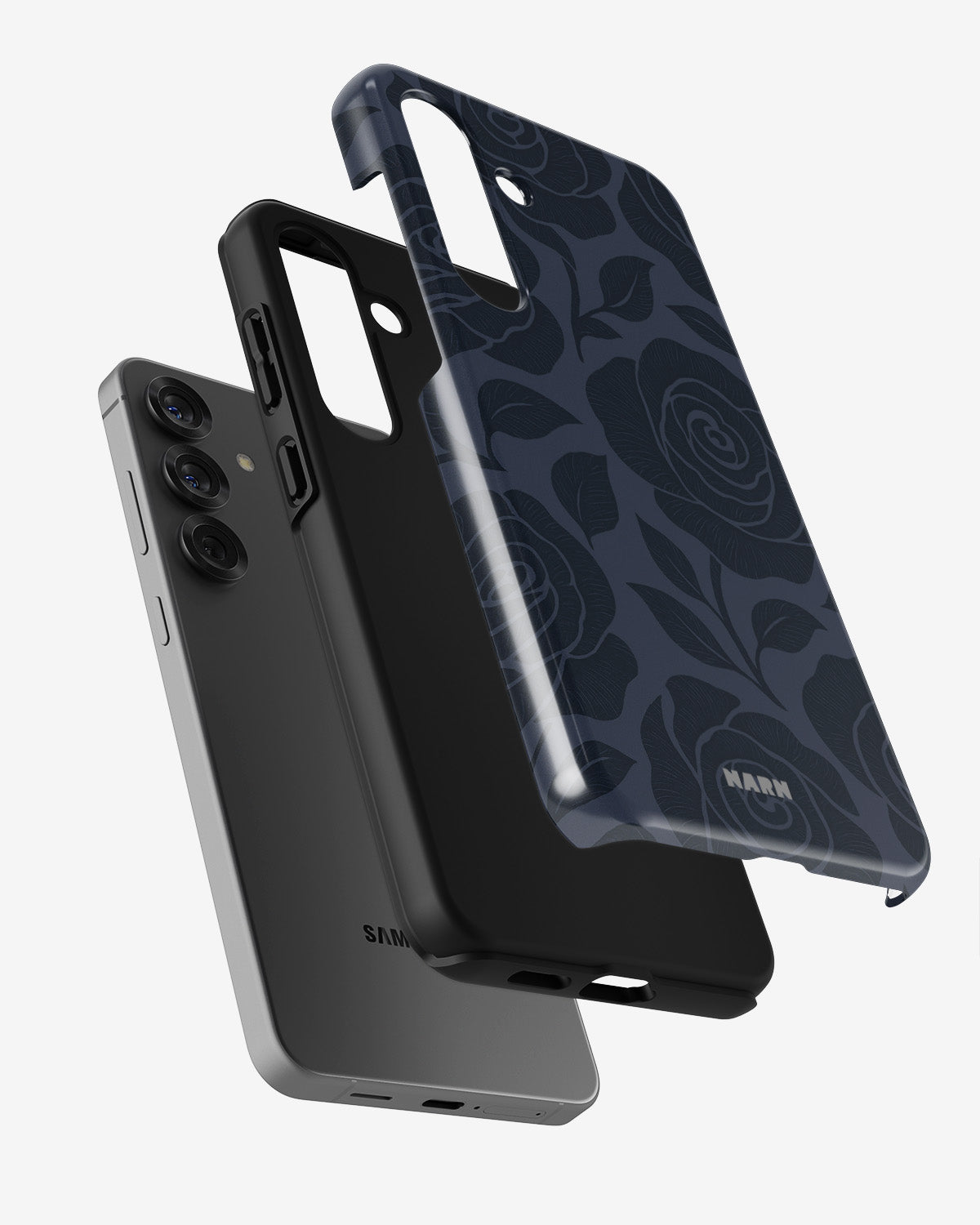 Samsung Galaxy A55 5G Tough Case – Midnight Rose - View 2