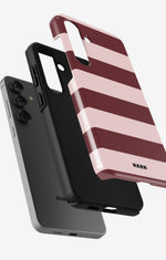Samsung Galaxy A55 5G Tough Case – Cranberry Stripe - View 2