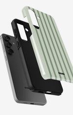 Samsung Galaxy A55 5G Tough Case – Sage Stripes - View 2
