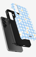 Samsung Galaxy A55 5G Tough Case – Blue Daisies - View 2