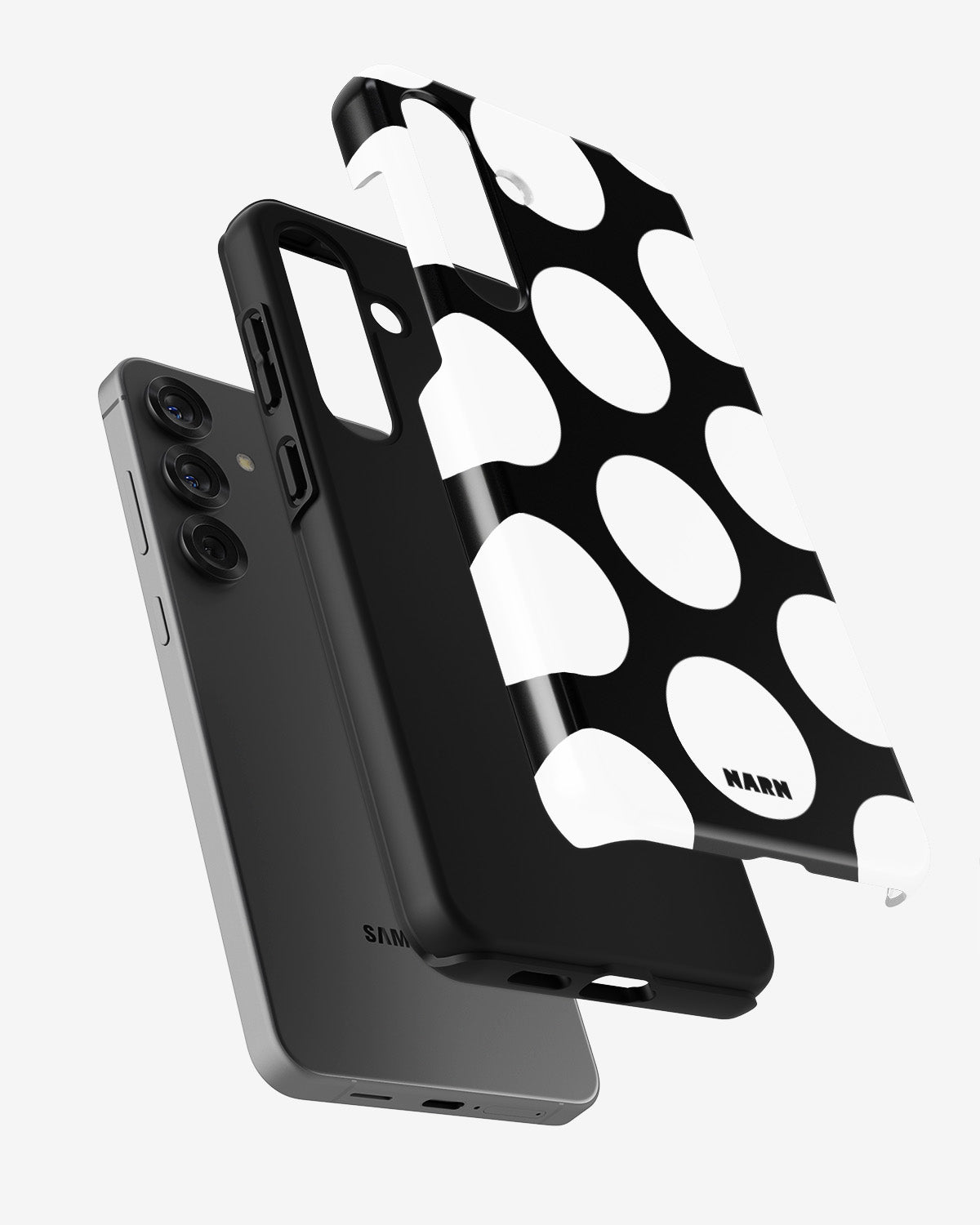 Samsung Galaxy A55 5G Tough Case – Bold Dots - View 2