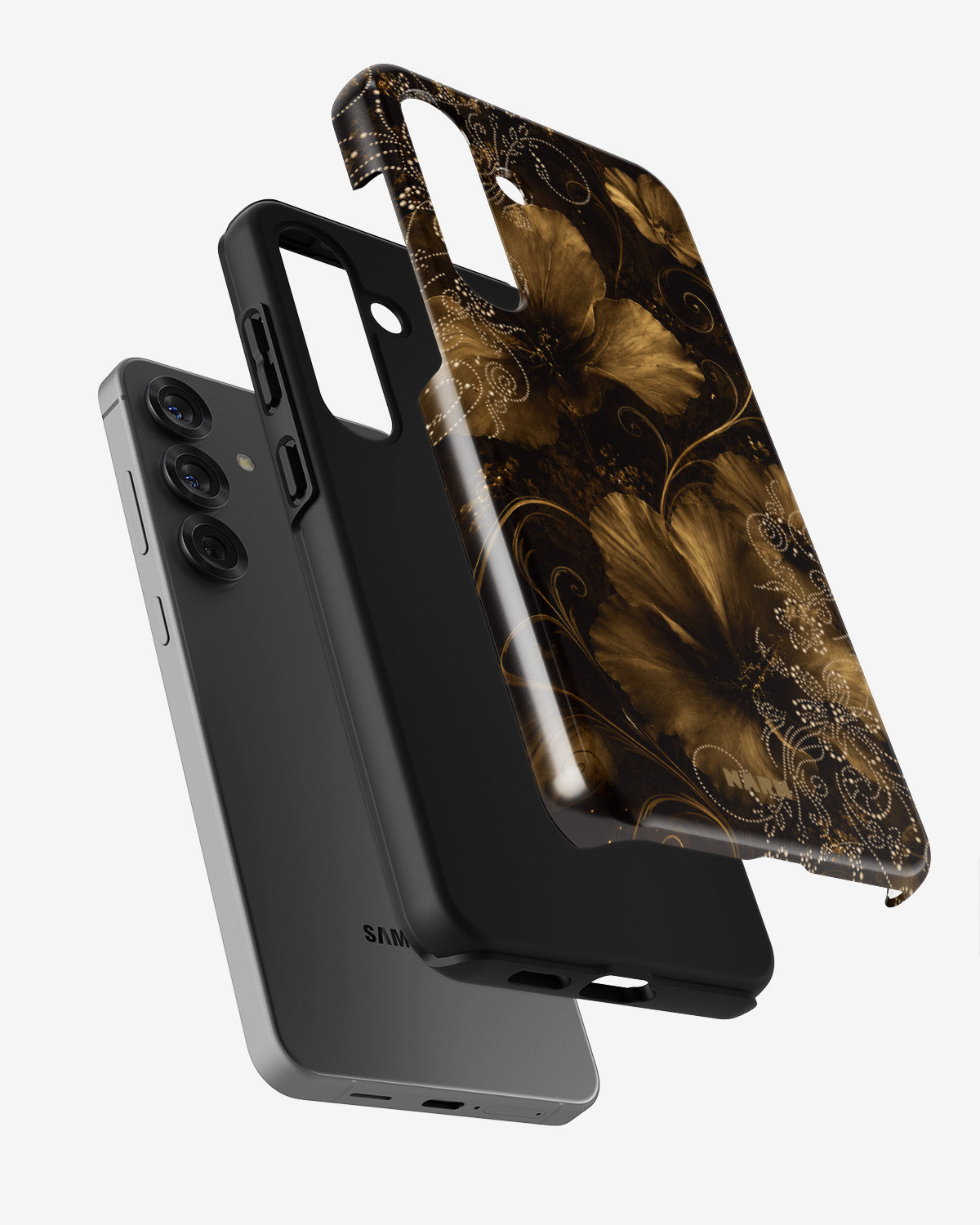 Samsung Galaxy A55 5G Tough Case – Bloom Noir - View 2