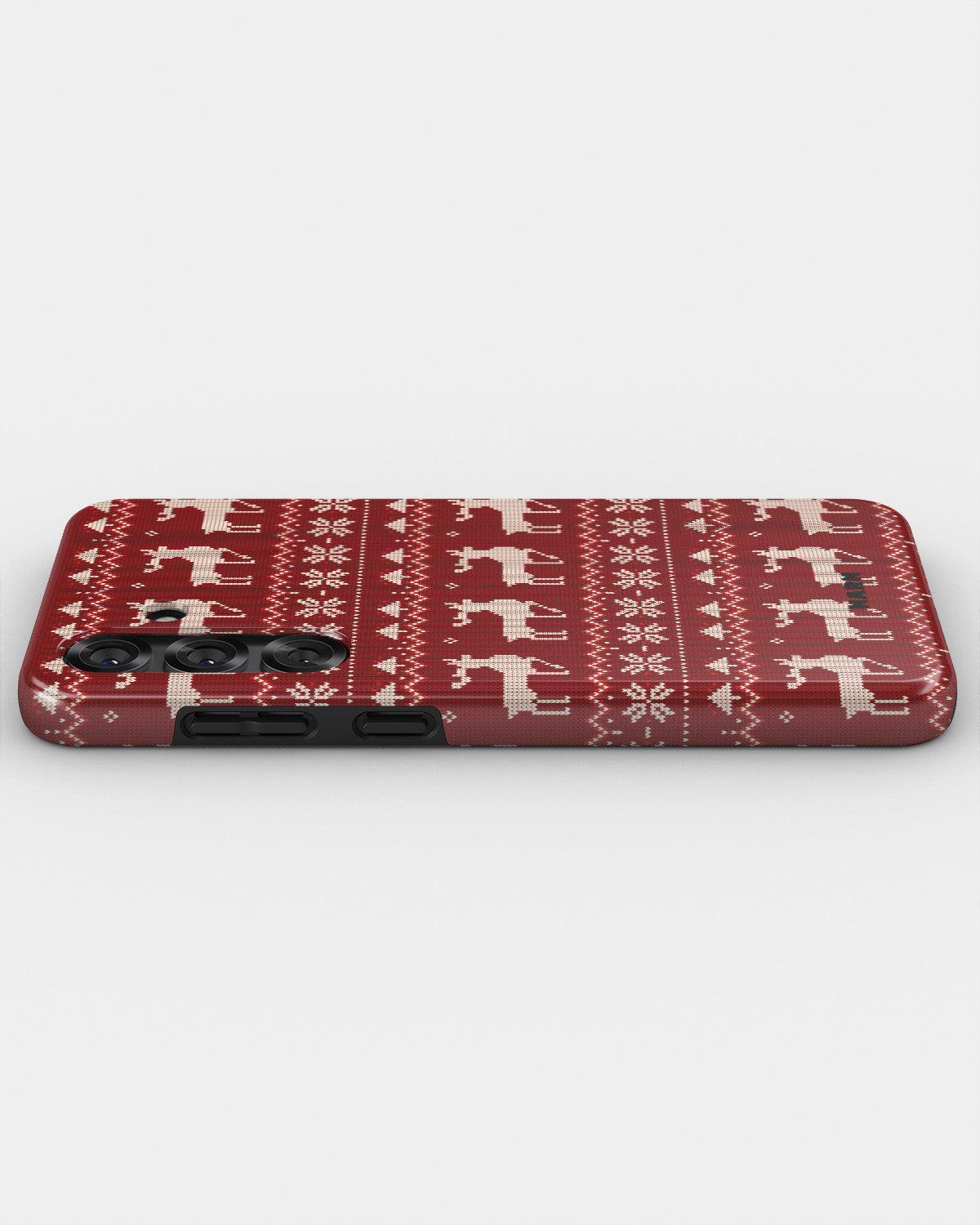 Samsung Galaxy A55 5G Tough Case – Reindeer Knit - View 3