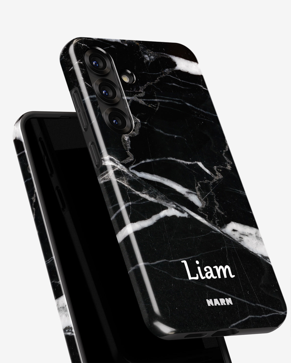 Samsung Galaxy A55 5G Tough Case – Custom - Black Marble - View 4