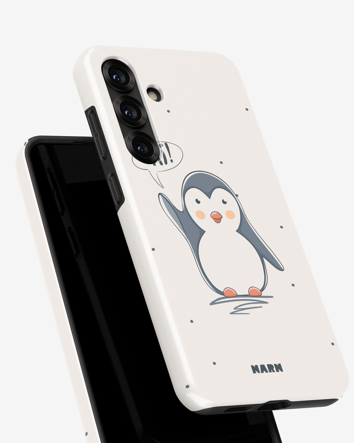 Samsung Galaxy A55 5G Tough Case – Cute Penguin - View 4