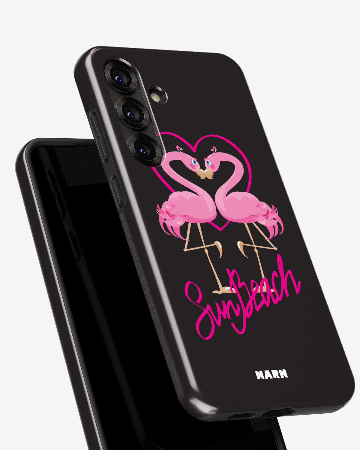 Samsung Galaxy A55 5G Tough Case – Beach Flamingo - View 4