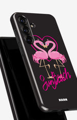 Samsung Galaxy A55 5G Tough Case – Beach Flamingo - View 4