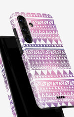 Samsung Galaxy A55 5G Tough Case – Purple Aztec - View 4
