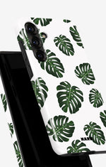 Samsung Galaxy A55 5G Tough Case – Monstera Pattern - View 4