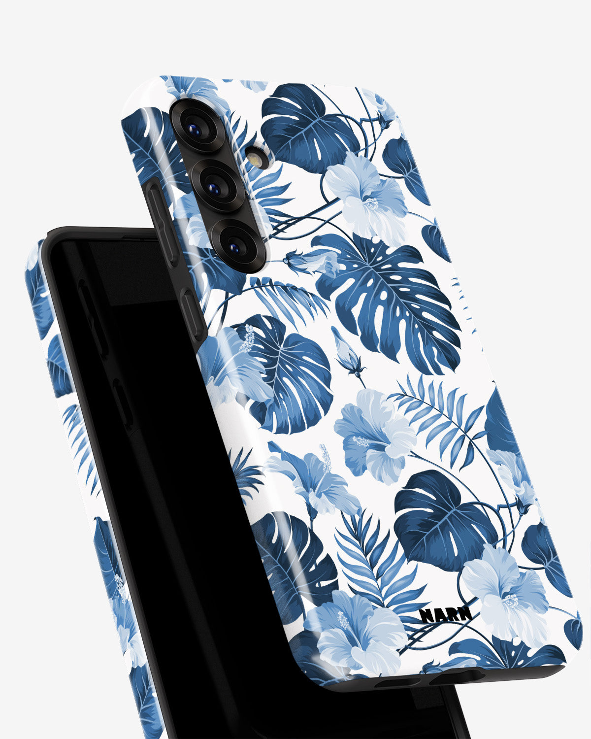 Samsung Galaxy A55 5G Tough Case – Blue Tropics - View 4