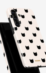 Samsung Galaxy A55 5G Tough Case – Kitty Dots - View 4