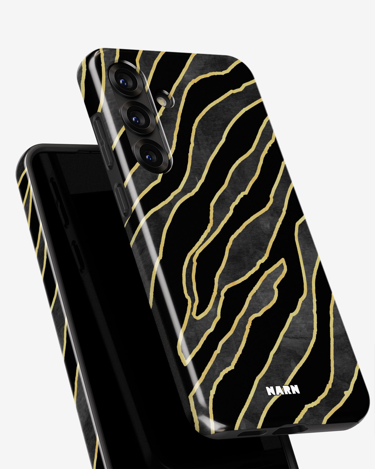 Samsung Galaxy A55 5G Tough Case – Golden Zebra - View 4