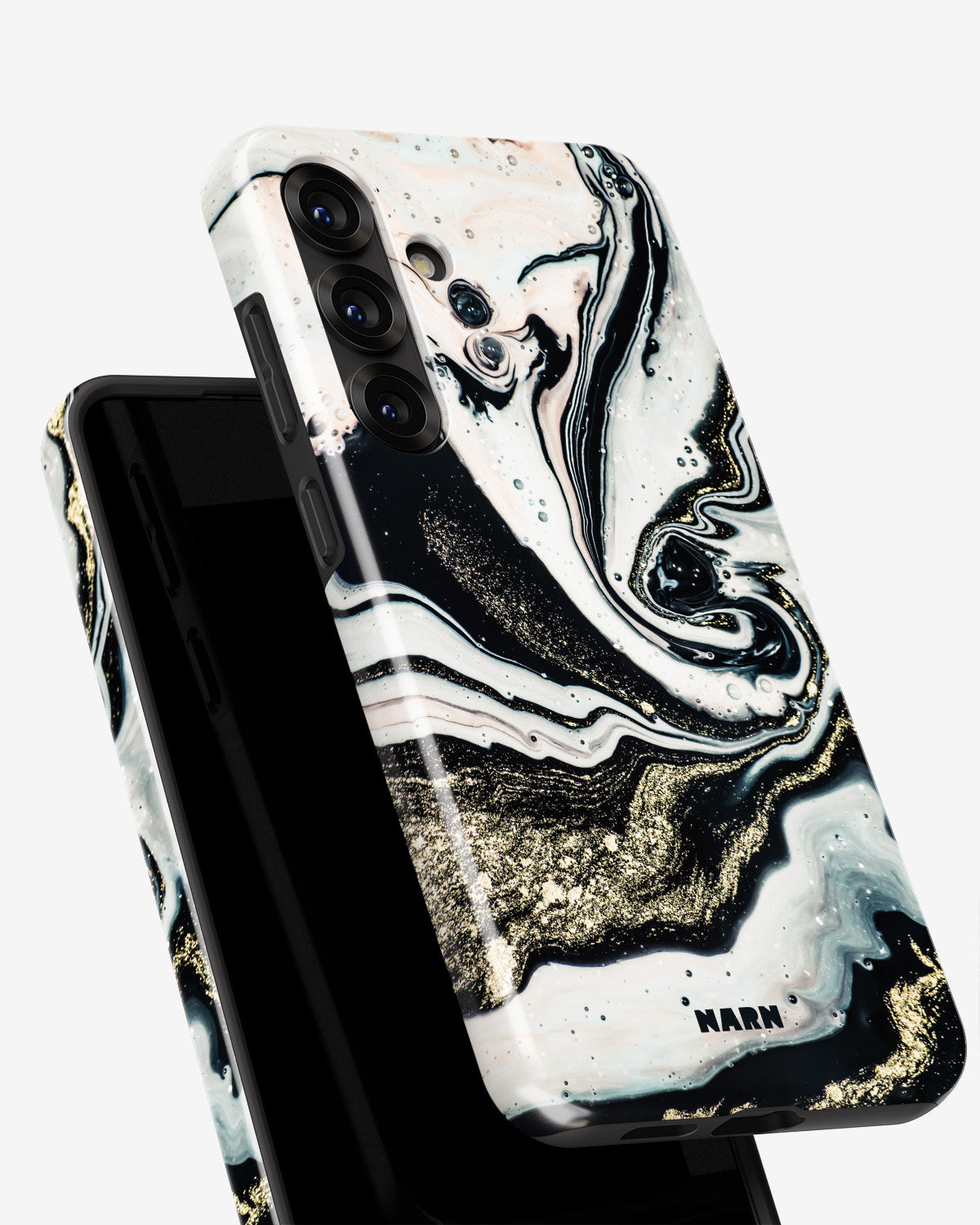 Samsung Galaxy A55 5G Tough Case – Golden Swirl - View 4