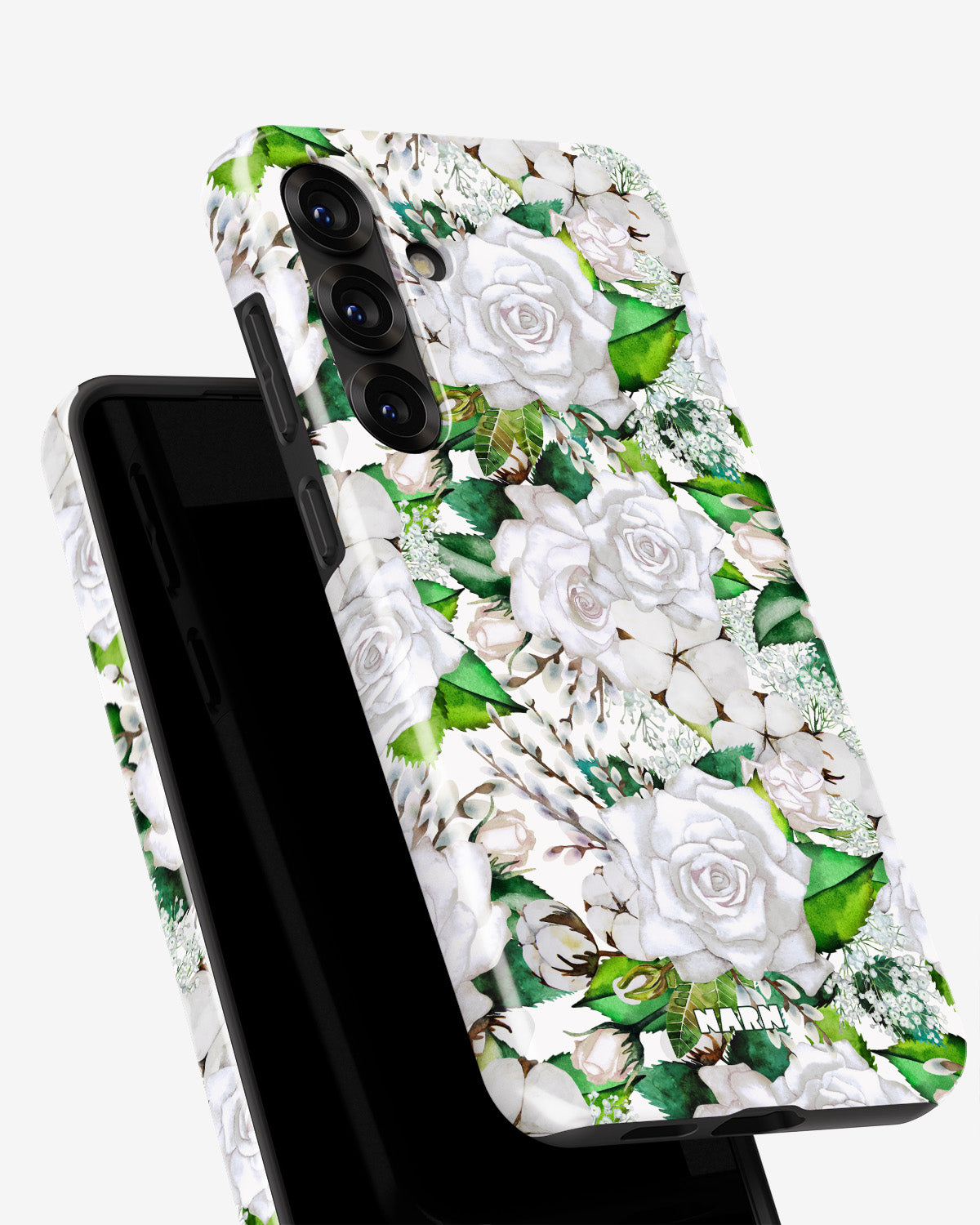 Samsung Galaxy A55 5G Tough Case – White Bloom - View 4
