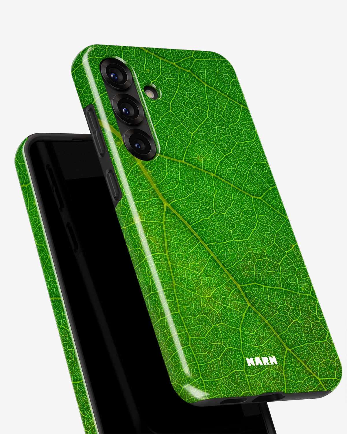 Samsung Galaxy A55 5G Tough Case – Green Leafy - View 4