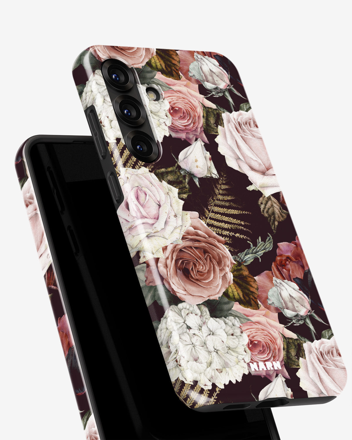 Samsung Galaxy A55 5G Tough Case – Midnight Roses - View 4