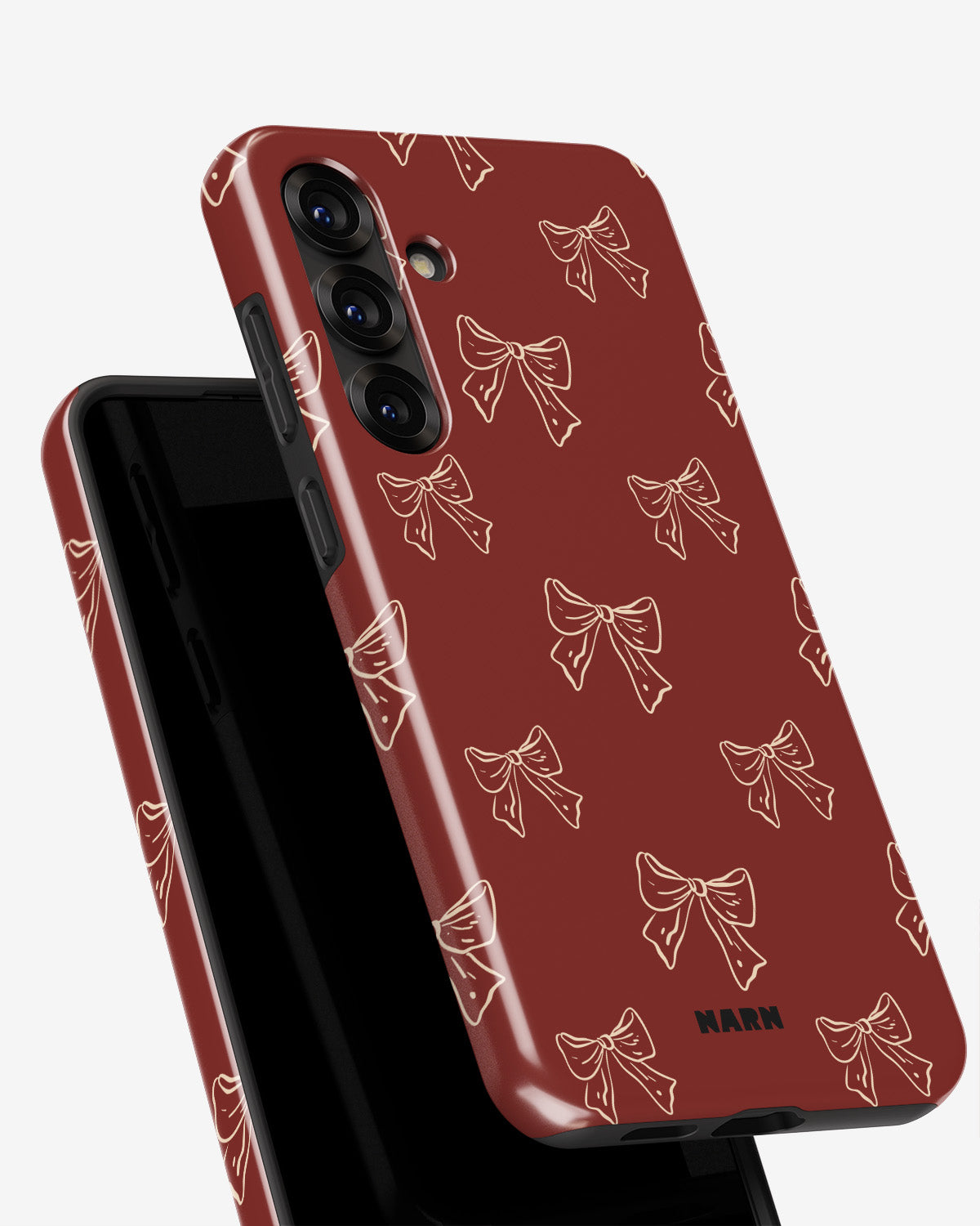 Samsung Galaxy A55 5G Tough Case – Cherry Bows - View 4