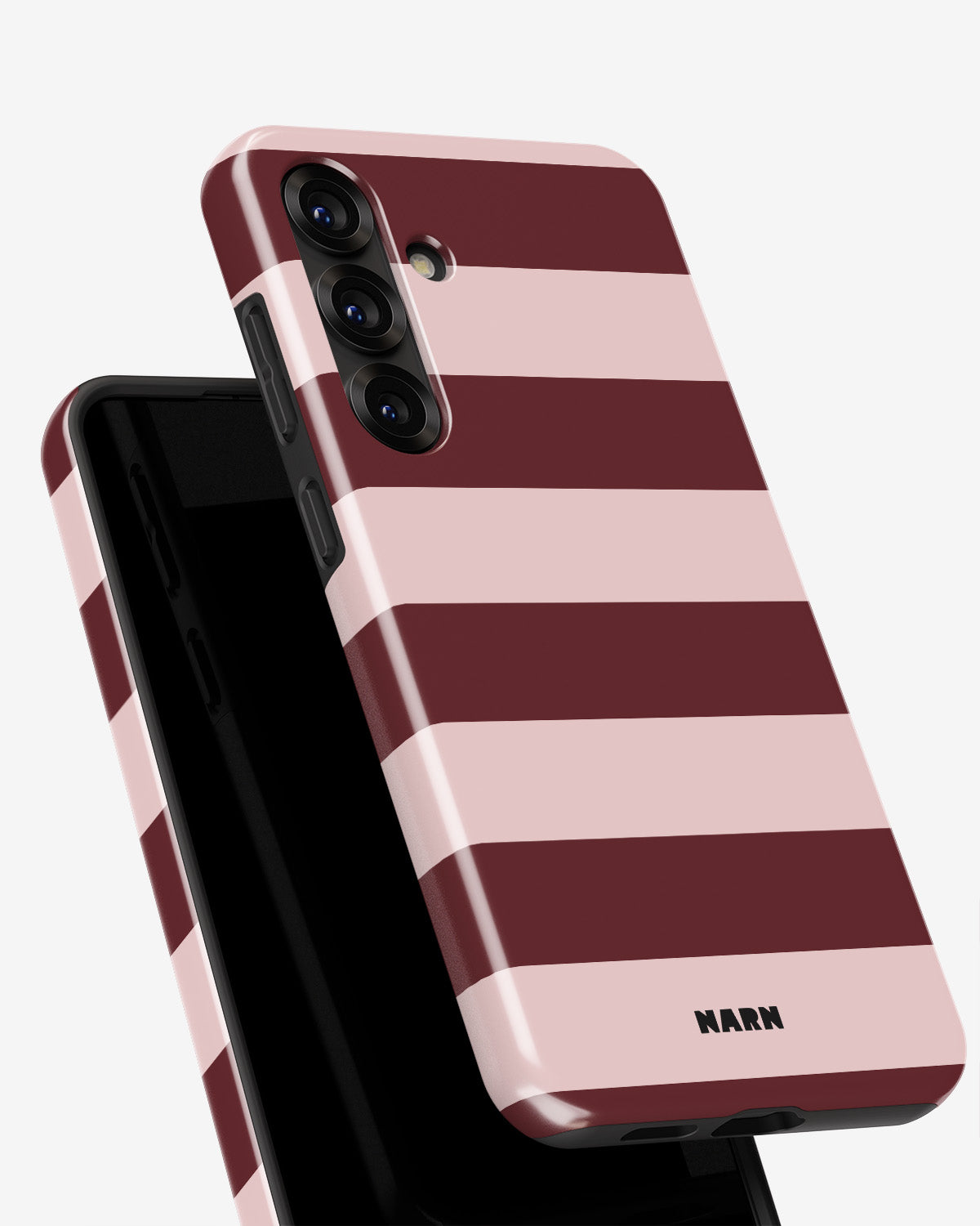 Samsung Galaxy A55 5G Tough Case – Cranberry Stripe - View 4