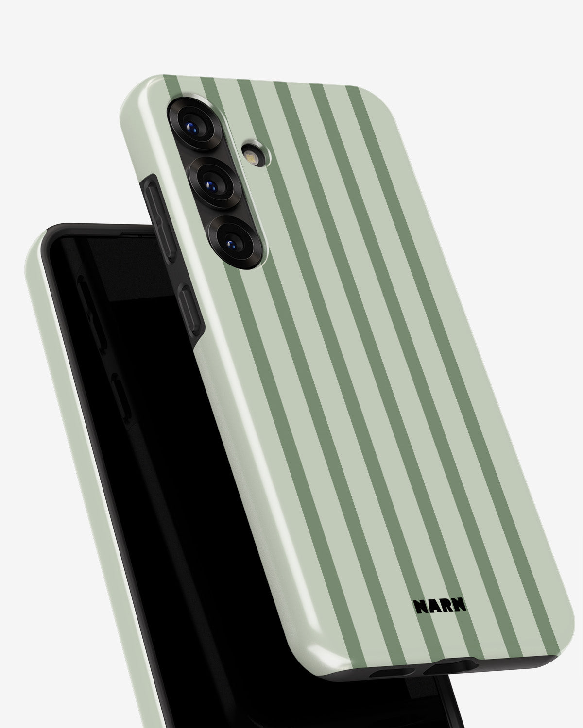 Samsung Galaxy A55 5G Tough Case – Sage Stripes - View 4